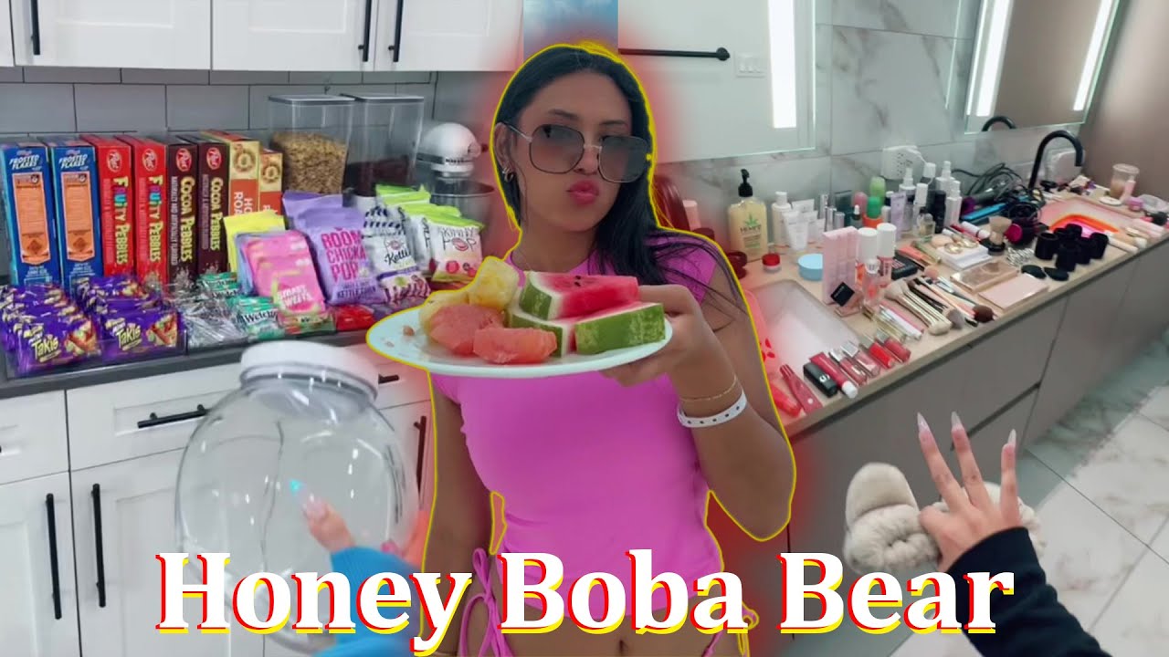 *1 HOUR* HoneyBobaBear TikTok Videos 2024 | New Honey Boba Bear / That Girl Tiktoks