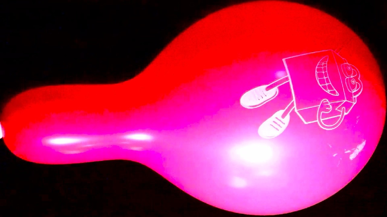 Pump to Pop 7 Balloons Slowly with Silent Compressor - My Archive Footage