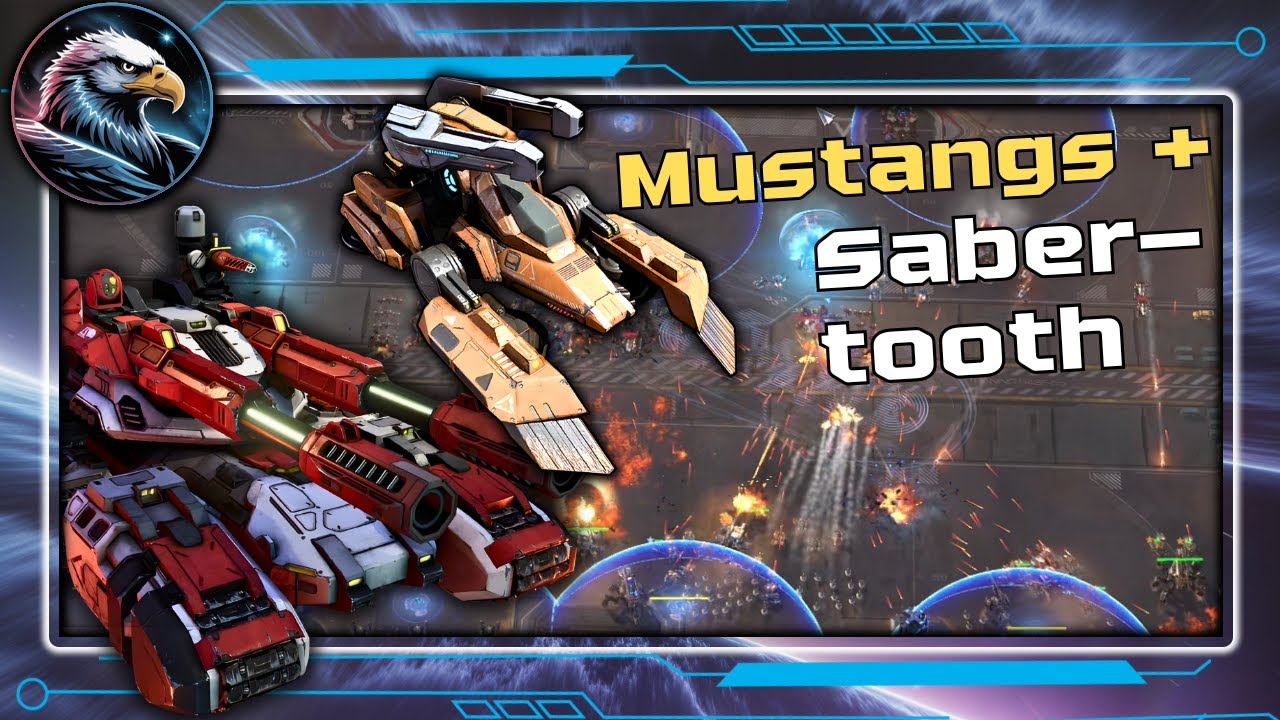 Saberooth + Mustangs im Standard Game | Mechabellum