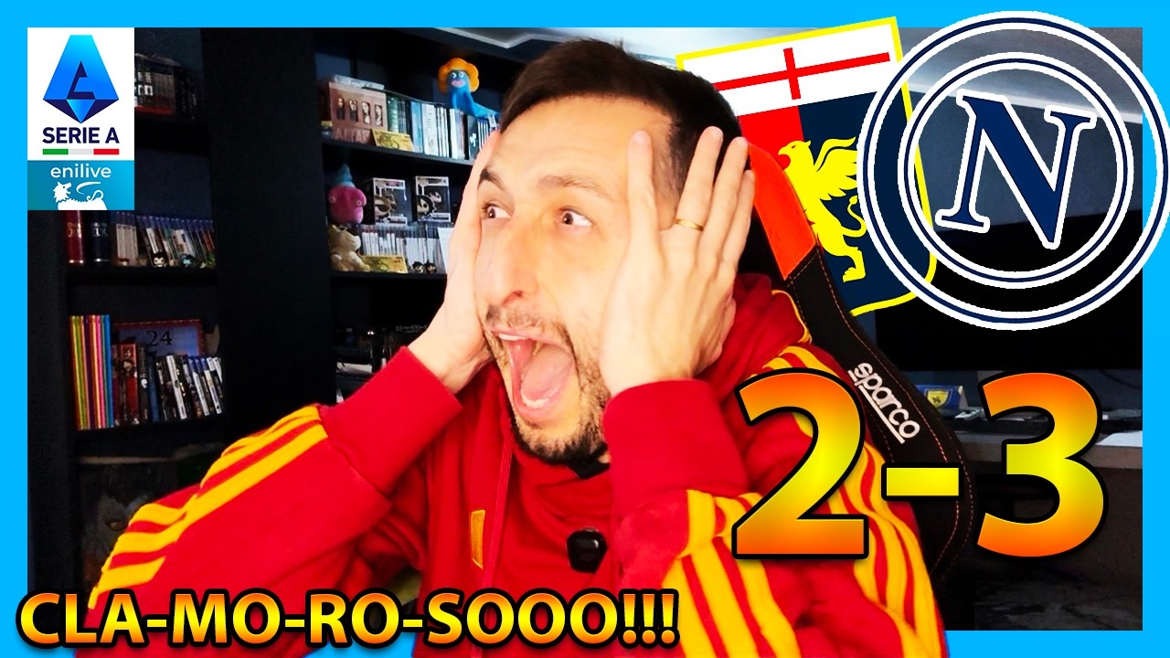 [RIGORE, GOL e DELIRIO LIVE] Genoa–Napoli 2-3: IN-CRE-DI-BI-LEEE‼️