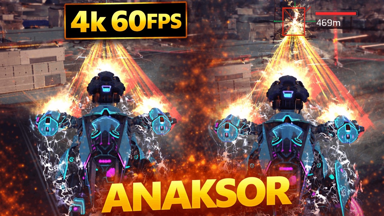 SOLO ANAKSOR 10 KILL 4K 60FPS - WAR ROBOTS