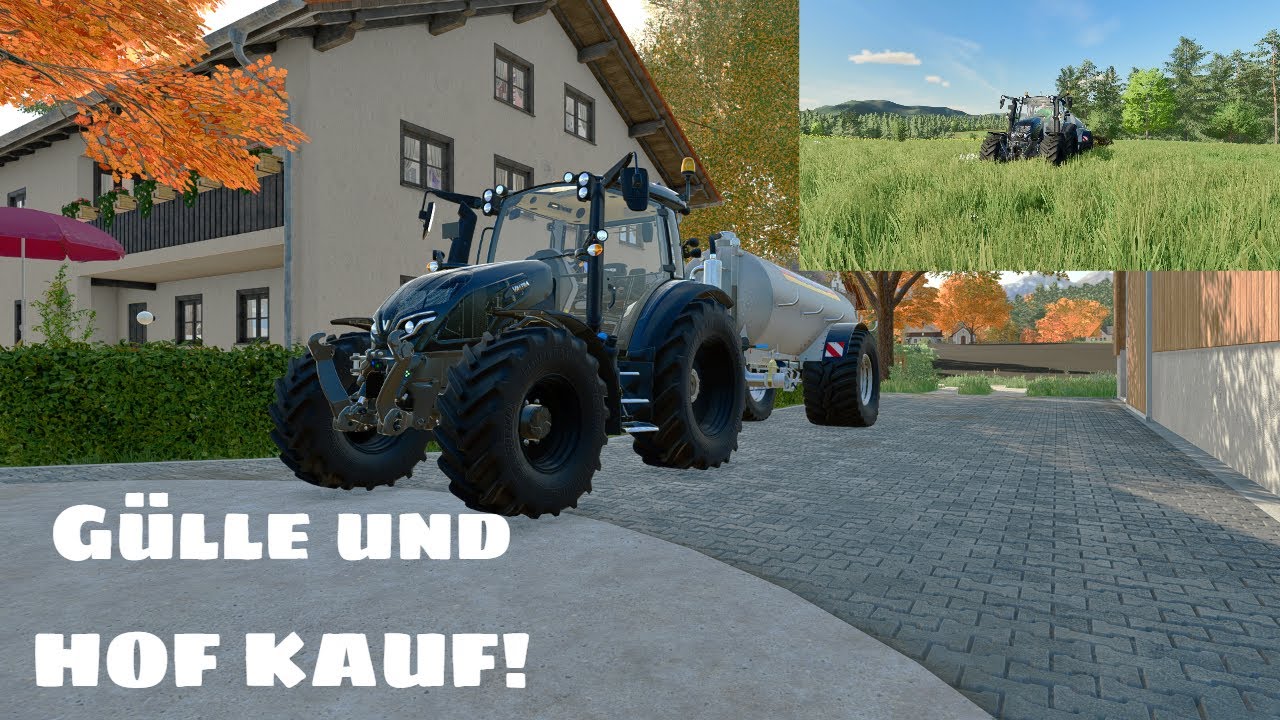 LS22 Ellerbach timelapse | Folge 1 | Gülle action mit Valtra auf dem neuen Hof!