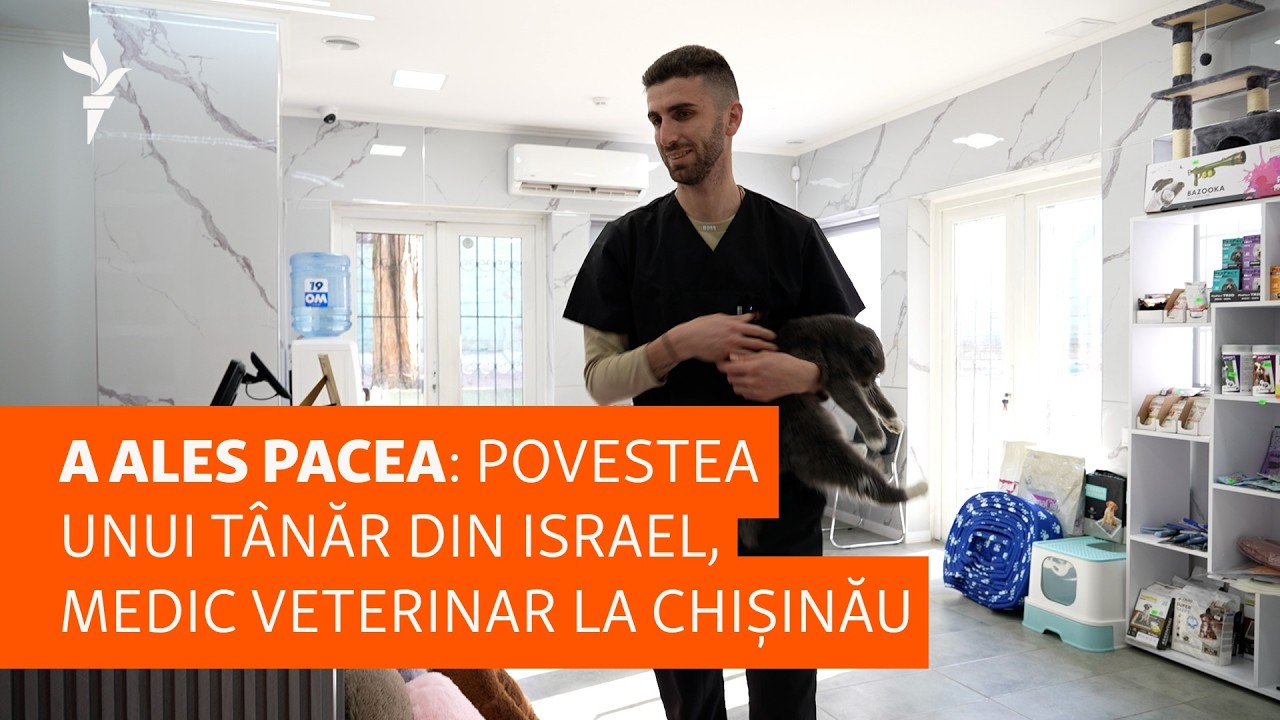A ales pacea: Povestea unui tânăr din Israel, medic veterinar la Chișinău