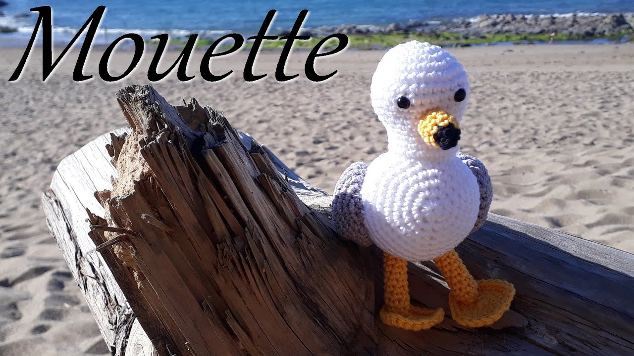 Tuto Amigurumi mouette au crochet