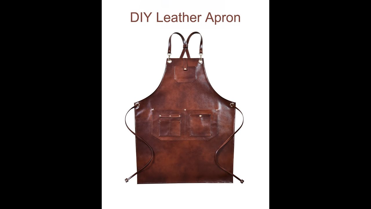 Make a Leather Apron,DIY Leather Apron,Leather work Apron,How to make a Custom Shop Apron