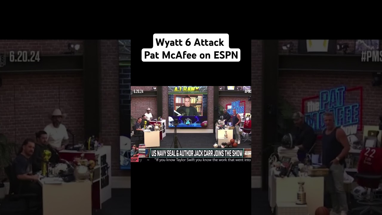 Wyatt Sicks attack Pat McAfee on ESPN! #wyattsicks #pmf #wyatt #wyatt6 #patmcafee