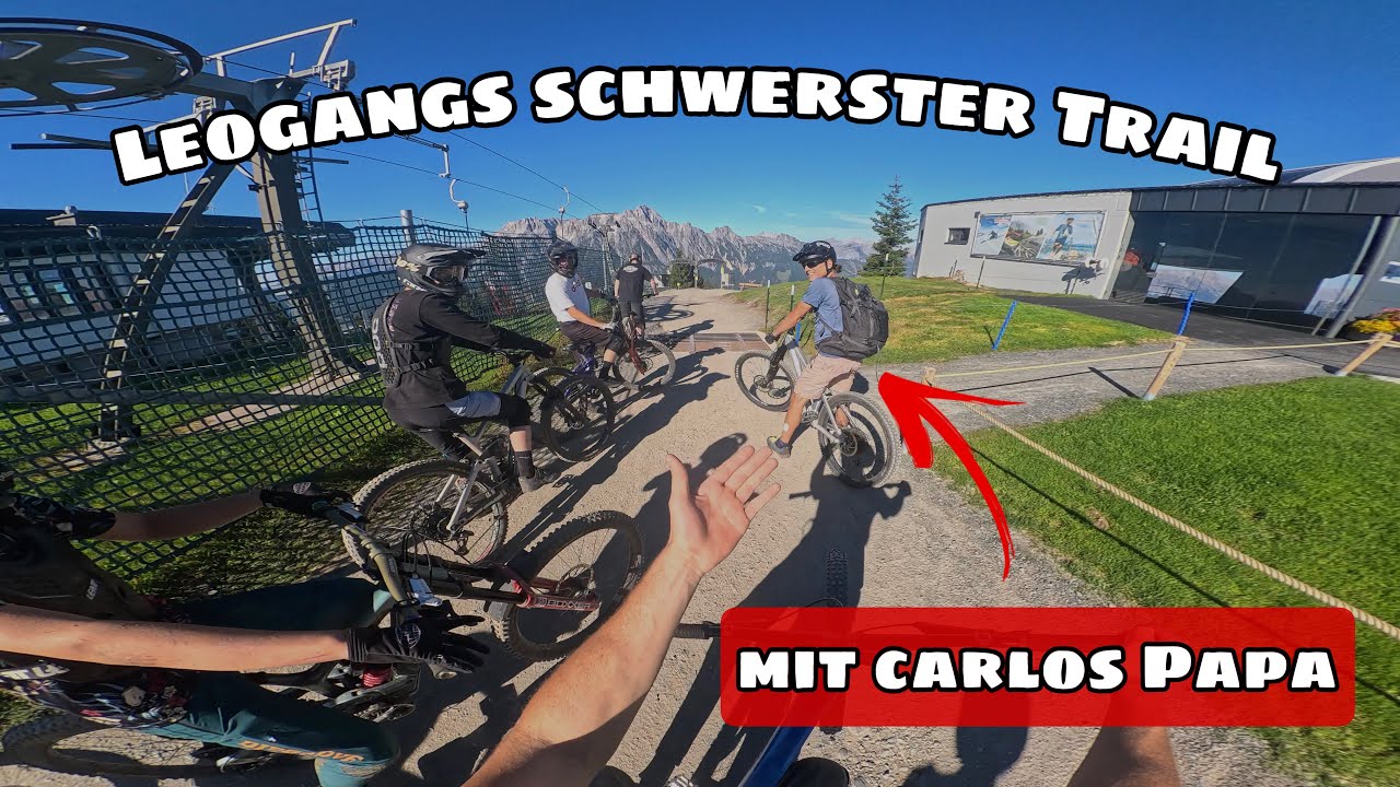 Bikepark Leogang mit der ganzen Gruppe + Carlos Papa || Brutal Lustig || wolfmax