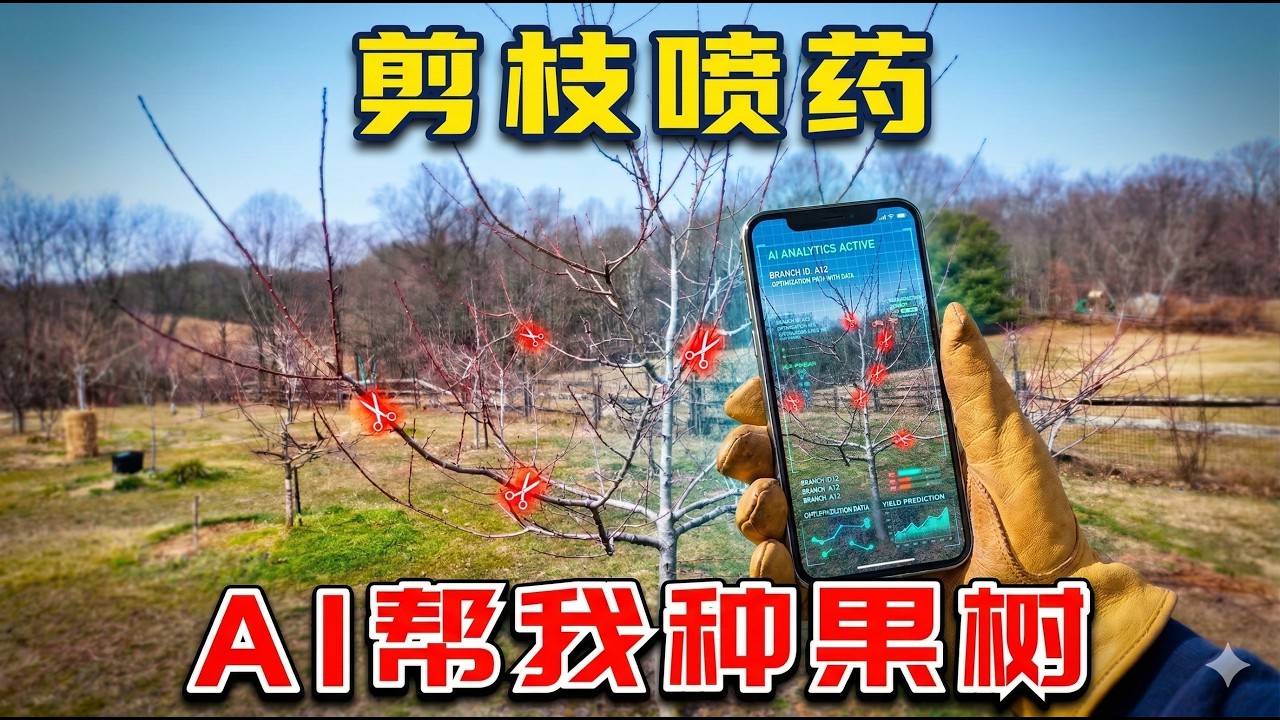 请 AI 当果园管家！查天气、挑日子、对配方只是开始，今后管理果树就都交给AI了，我当它的手