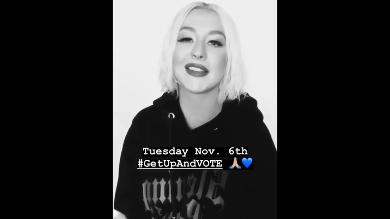 Christina Aguilera via Instagram Stories (23/Oct/18)