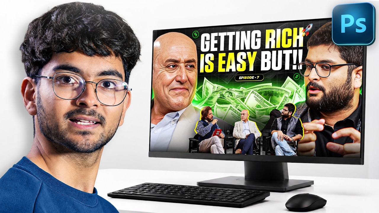 How to Make Podcast Thumbnail in Photoshop