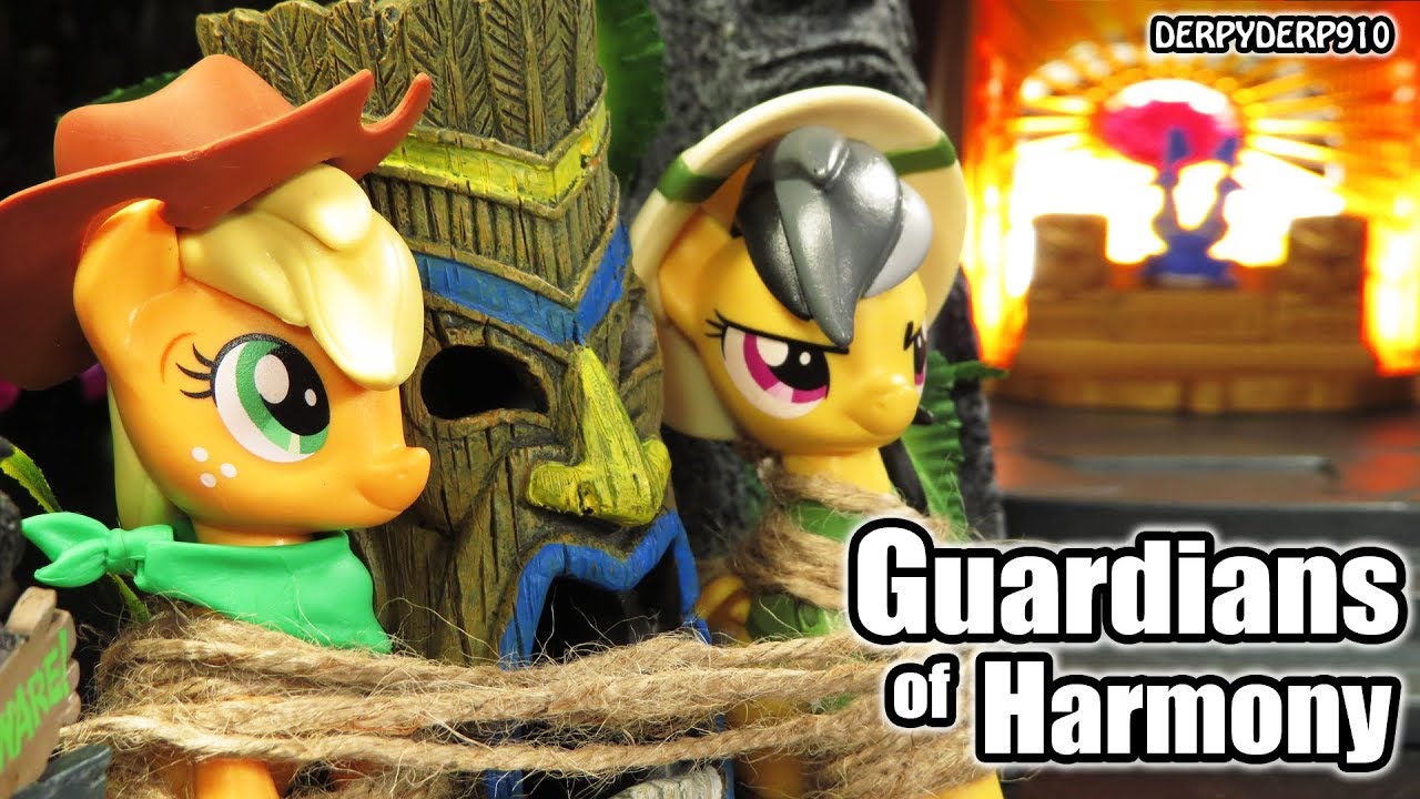 My Little Pony Guardians of Harmony Applejack & Daring Do All Tied Up! MLP Toy Parody Spoof