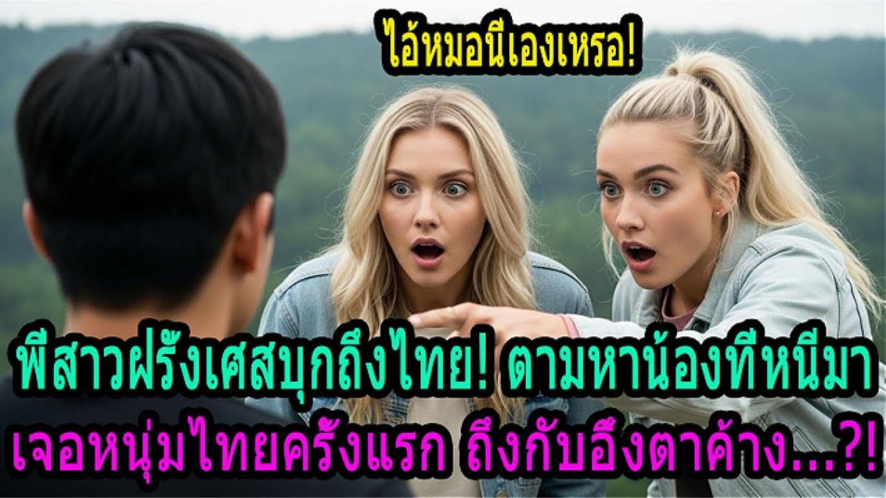 พี่สาวฝรั่งเศสบินมาไทยตามหาน้อง แต่ช็อกเมื่อเจอหนุ่มไทยครั้งแรก เหตุผลที่ทำให้ใจสั่น