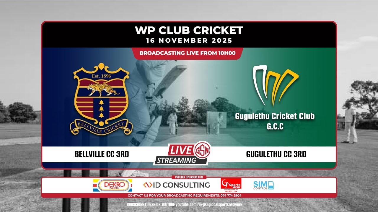 Cricket | Hollywood bets Bellville CC 3 vs Gugulethu cricket club 3