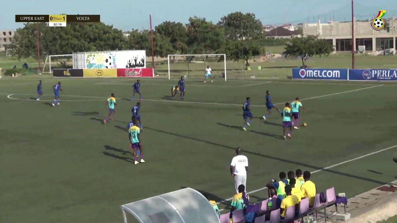 UPPER EAST REGION VS VOLTA REGION -MTN ELITE U-19 CHAMPIONSHIP