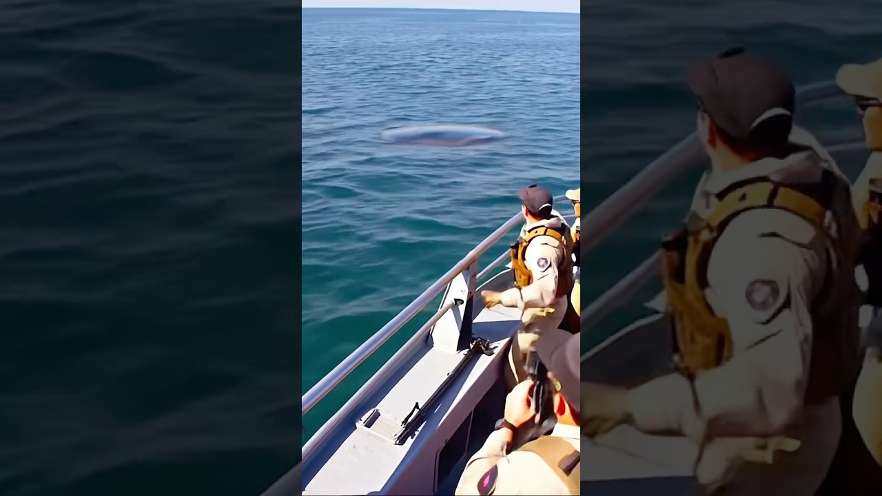 Leaked footage of a UFO seen rising from the ocean during a navy operation! Breaking news!