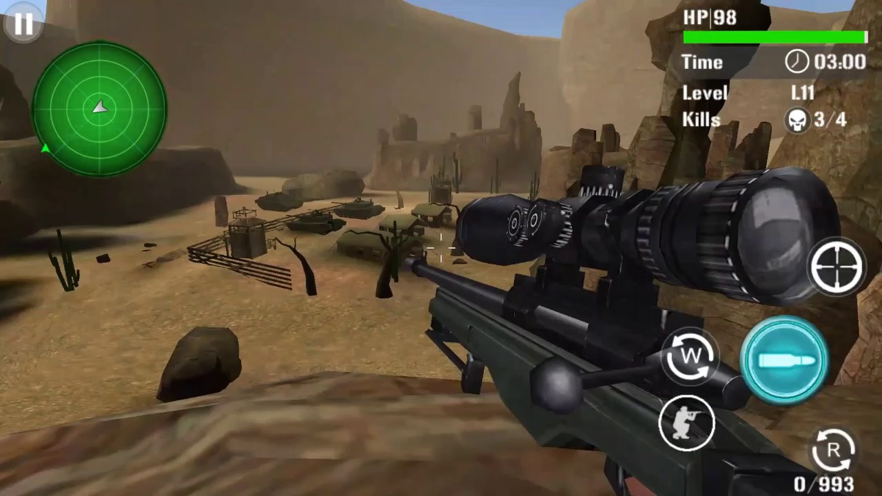 ► Mountain Sniper Shooting (Doing Studio) Android Gameplay