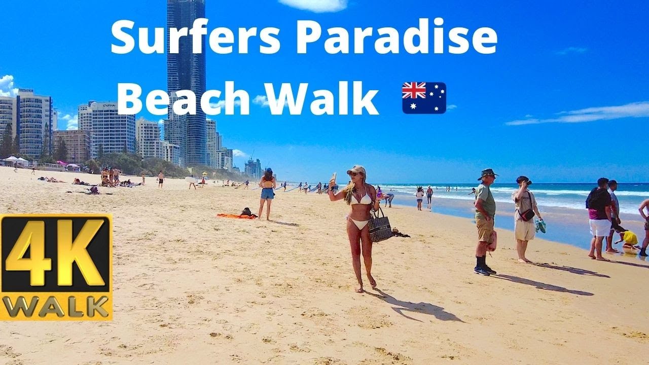 Beach walk - Surfers Paradise Gold Coast 🏖️