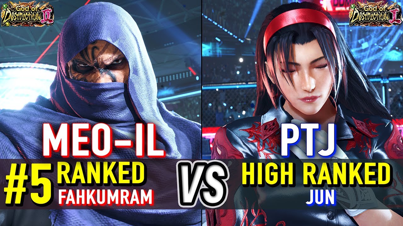 T8 🔥 MEO-IL (#5 Ranked Fahkumram) vs PTJ (Jun) 🔥 Tekken 8 High Level Gameplay