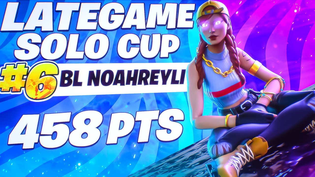 BEST SOLO PLAYER?! 🏆 (6th Place in Late Game Solo Cup)