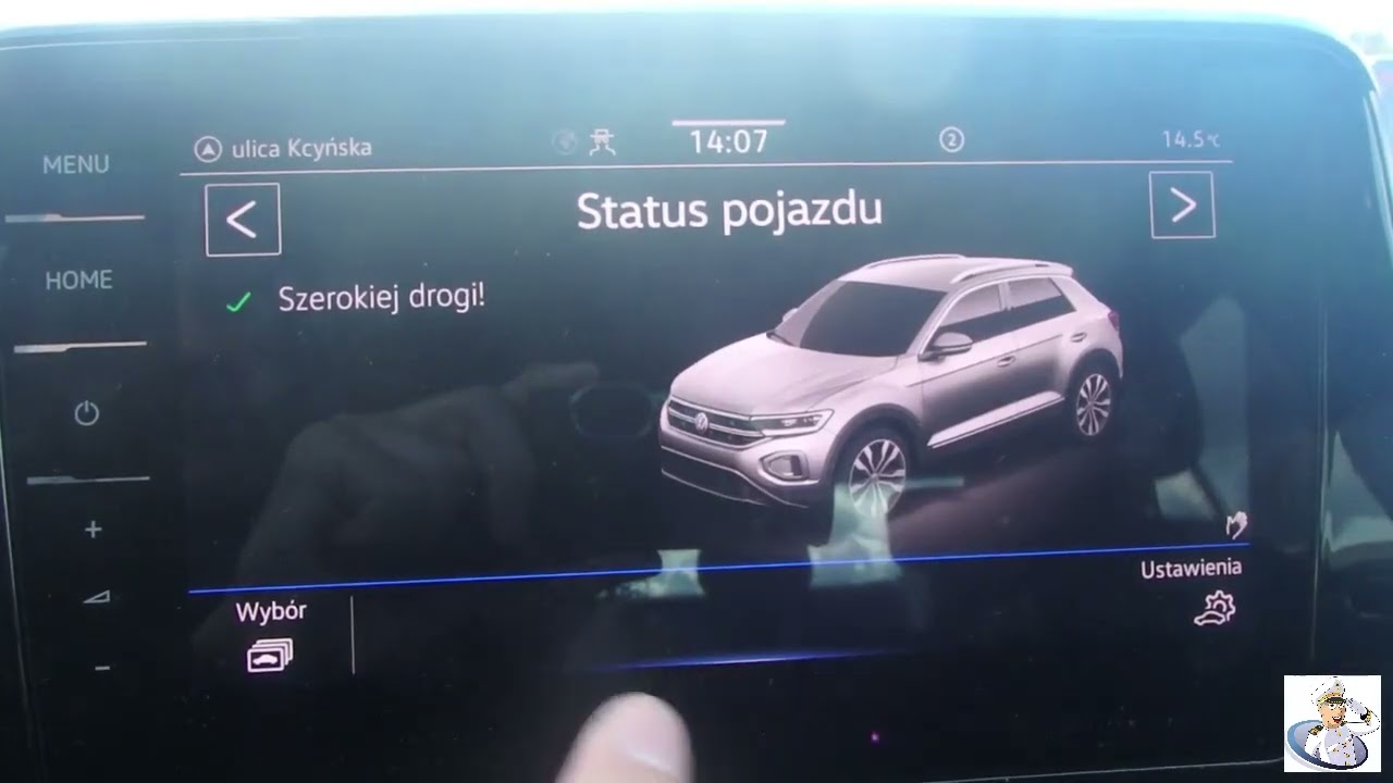 VW T-Roc System radiowy Ready2Discover z usługą Streaming&Internet i ekranem 8