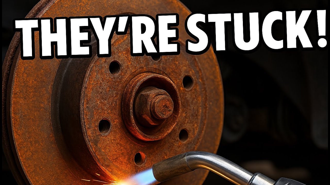 2016 Mazda CX5 Front Brake Replacement, Rotors are stuck!!! # mechanic #brakes #automobile