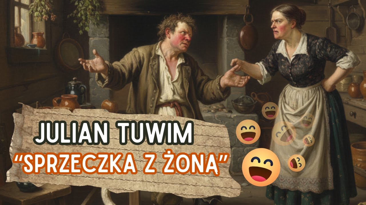 Julian Tuwim - Sprzeczka z żoną (Poezja śpiewana) #śmiesznewiersze 😂🤣