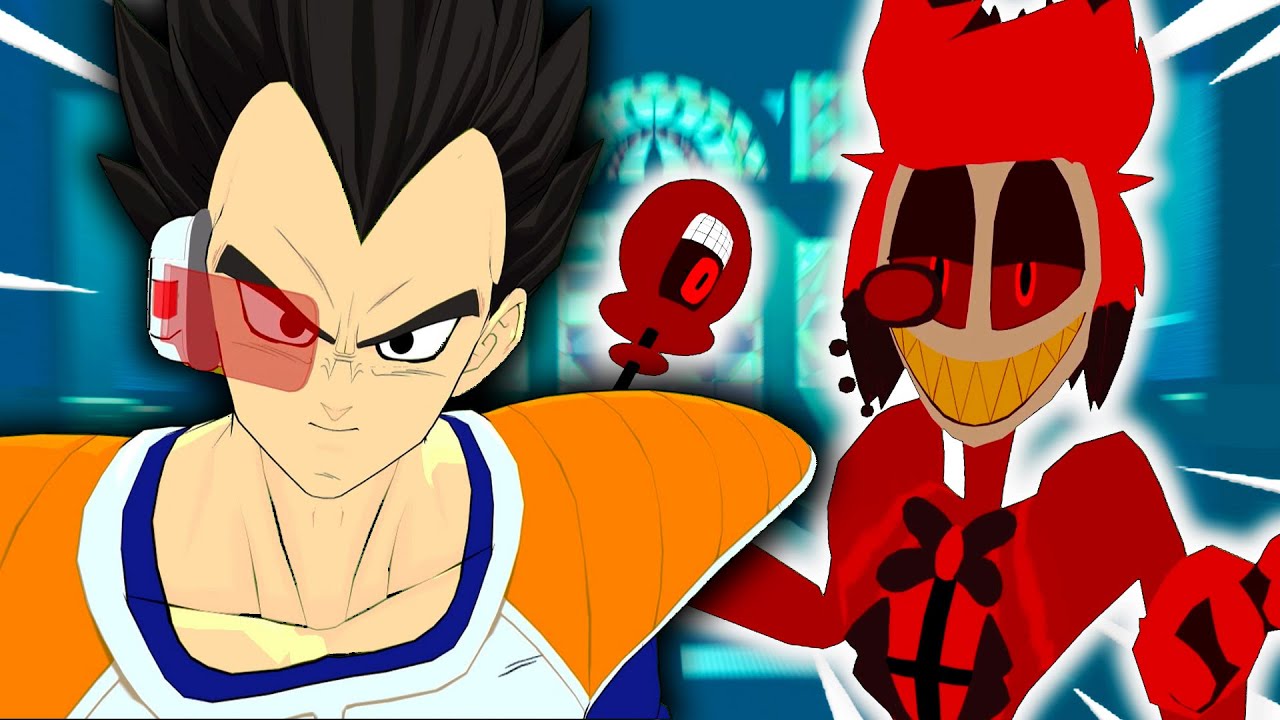 Goku And Vegeta Go To HELLUVA BOSS VR! - (VRChat Hazbin Hotel // DBZ Abridged)