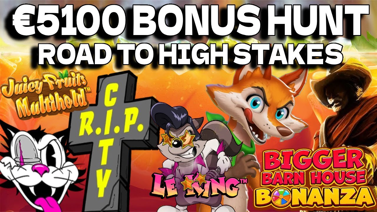 &euro;5100 Road To HIGH STAKES BONUS HUNT! 🎰🍒