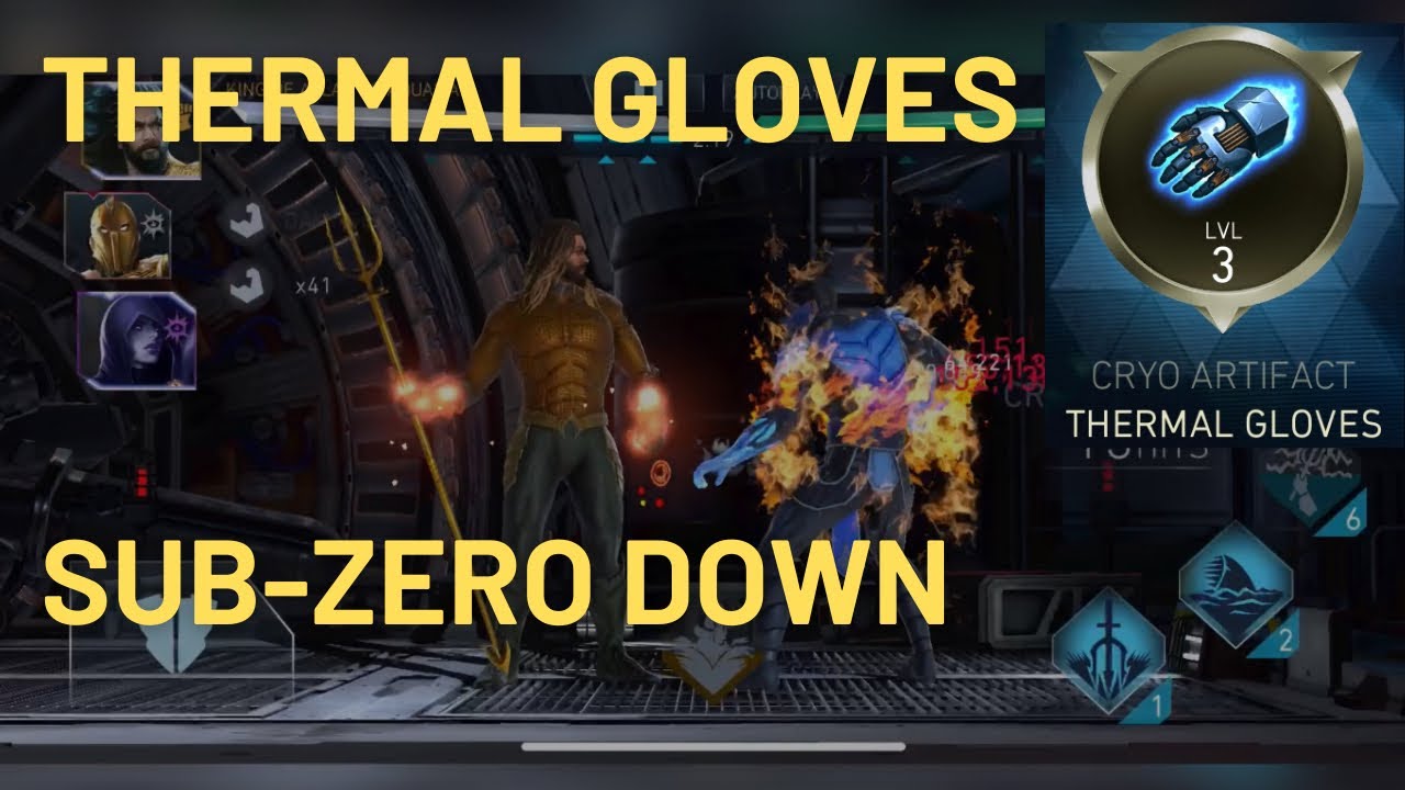 Thermal Gloves Highlights | Tier 3 Complete and Rewards| Ice Solo Raid| Injustice2 Mobile