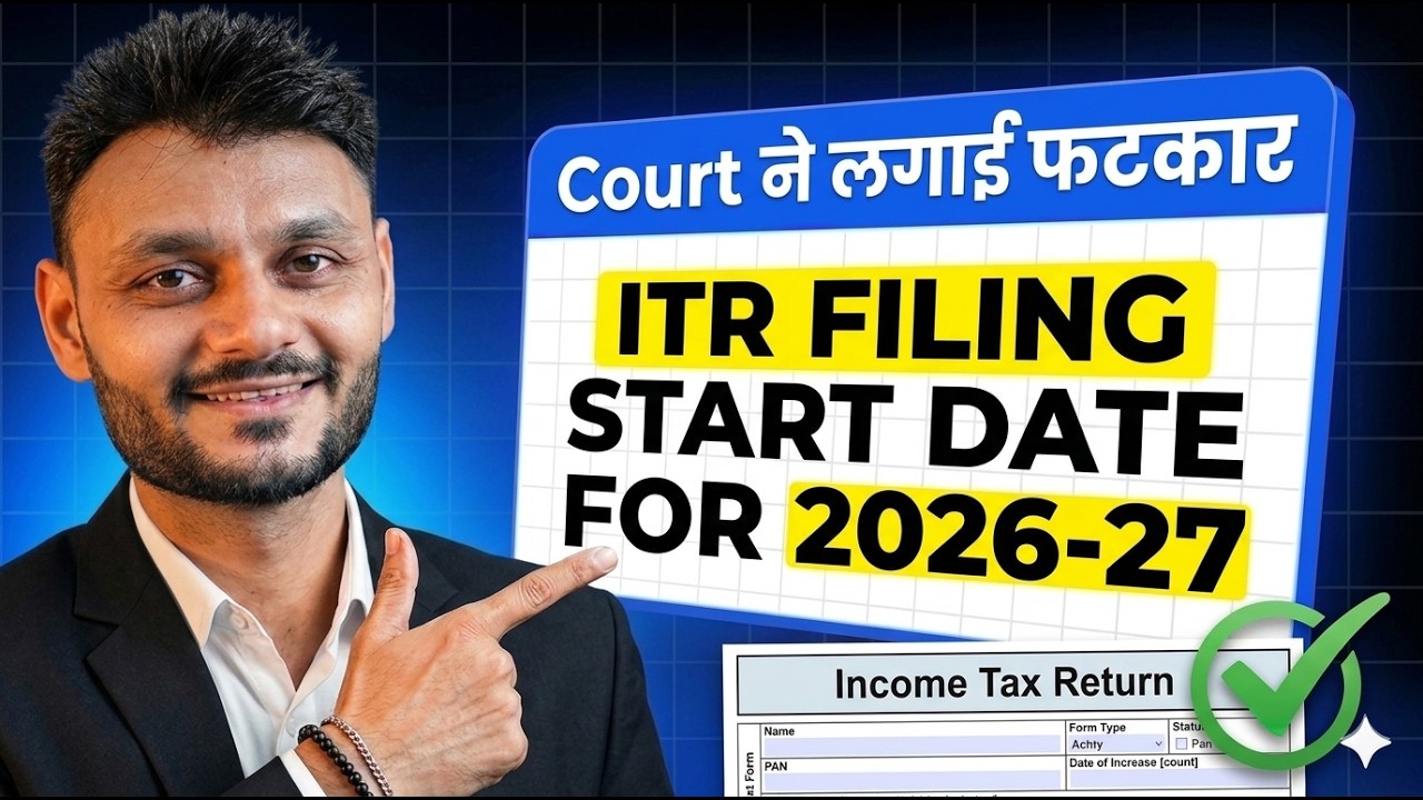 ITR Filing start date for 2026 27