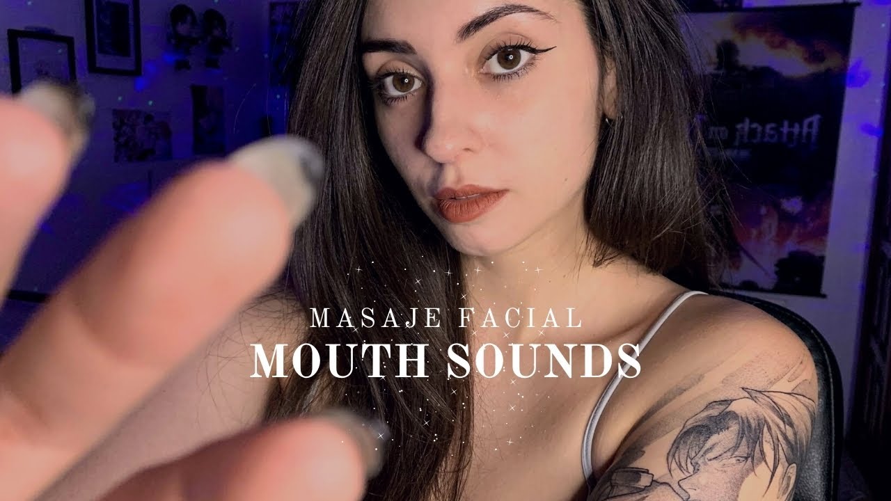 ASMR masaje facial con MOUTH SOUNDS💋