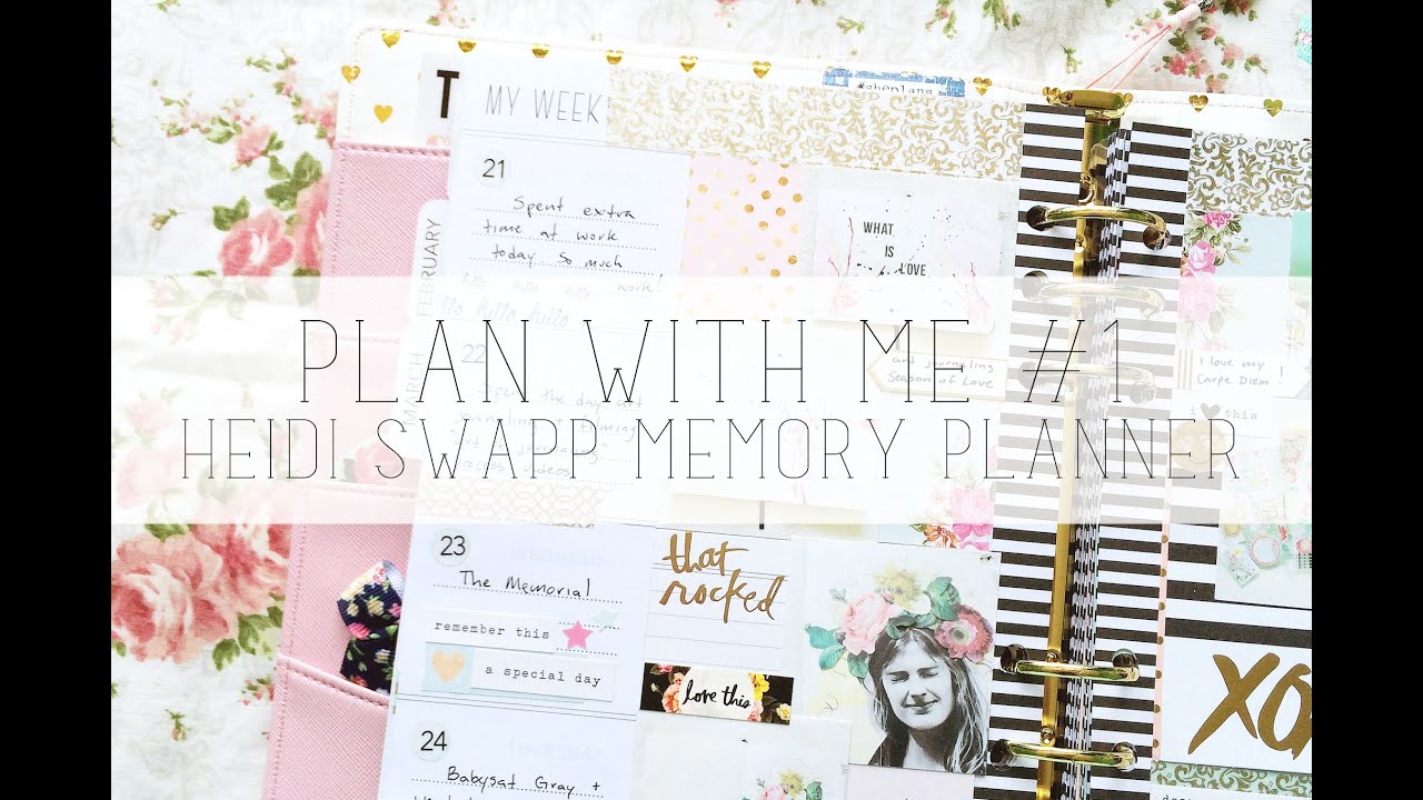 PLAN WITH ME | Heidi Swapp Memory Planner
