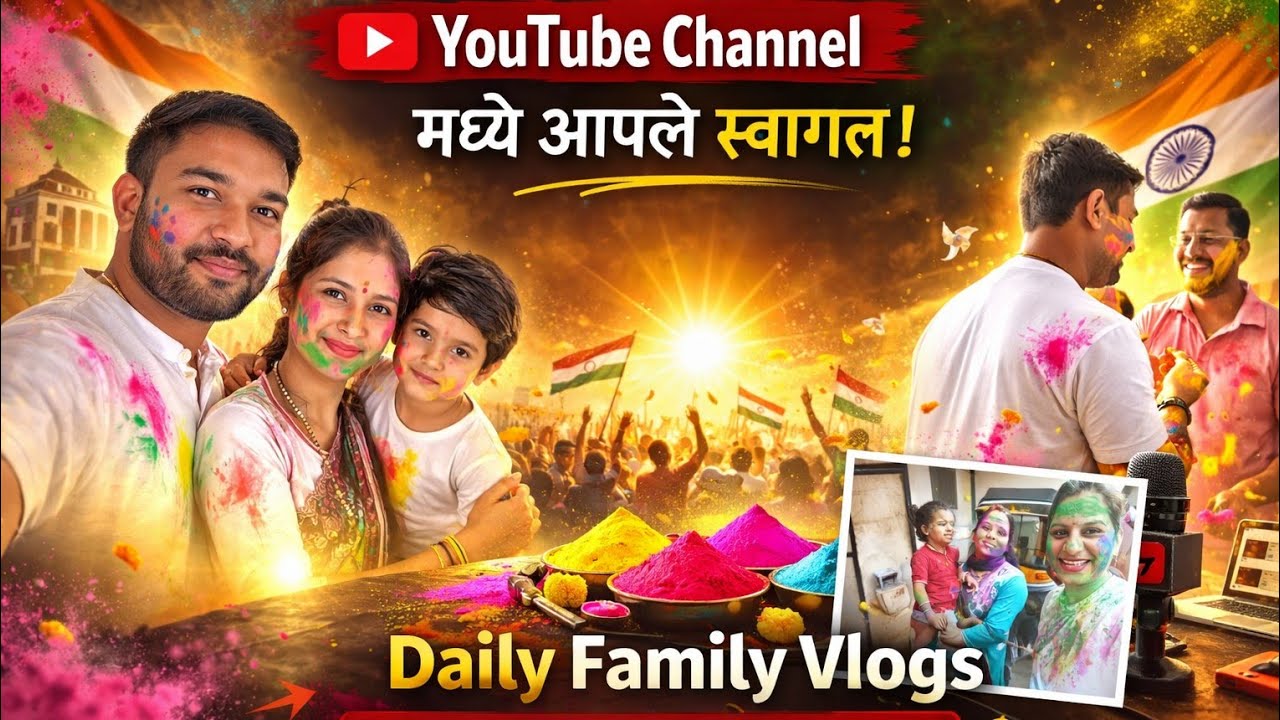 Holi Special Family Masti 2026 🎨💖 | Rang, Smile & Full Dhamaal