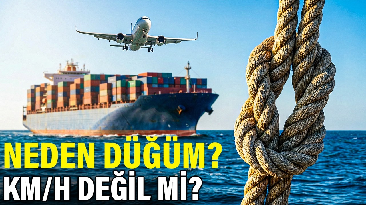 Gemiler Ve Uçaklar Neden KM/S Yerine DÜĞÜM Kullanır? Neredeyse Kimsenin Bilmediği Neden