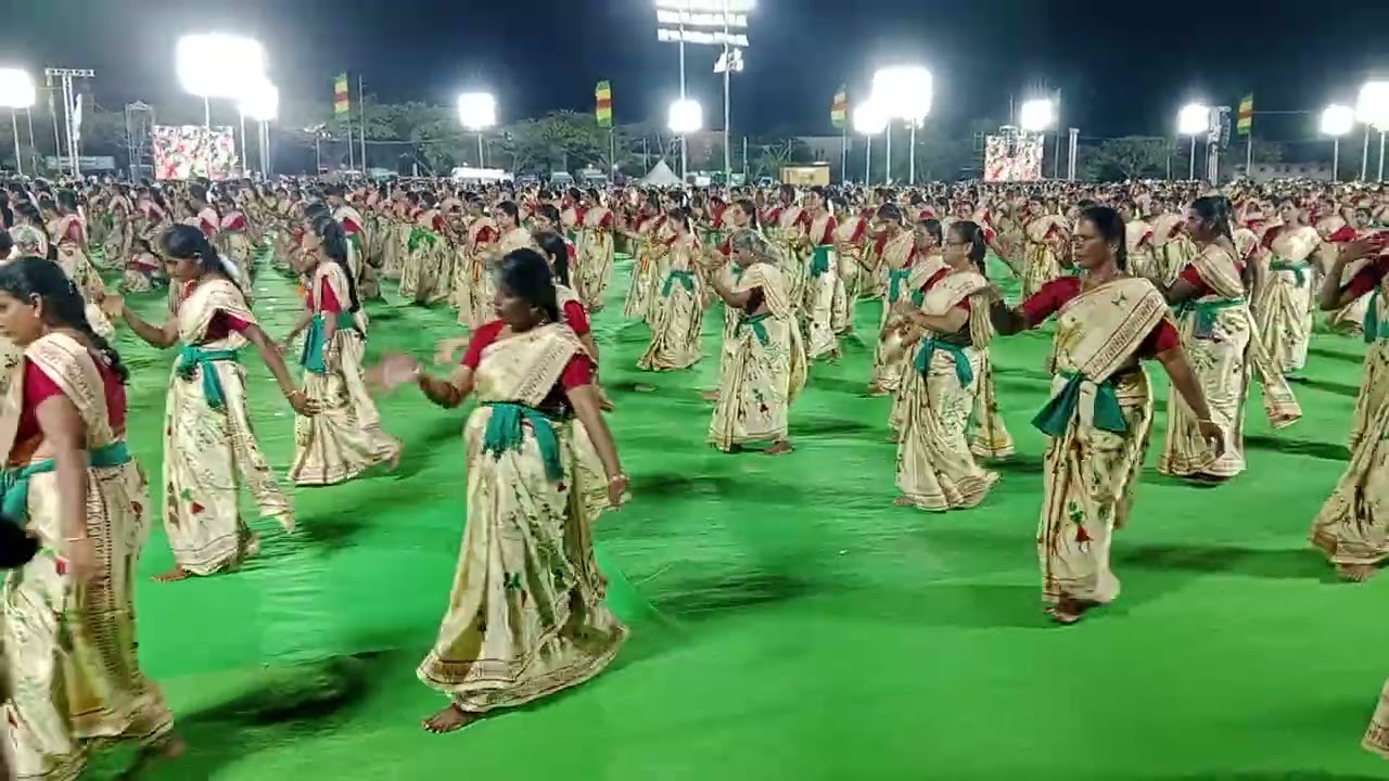 கொங்கு நாடு மக்கள் தேசிய கட்சி 16000 பெண்கள் வள்ளி கும்மி நிகழ்ச்சி விருது வழங்கும் விழா