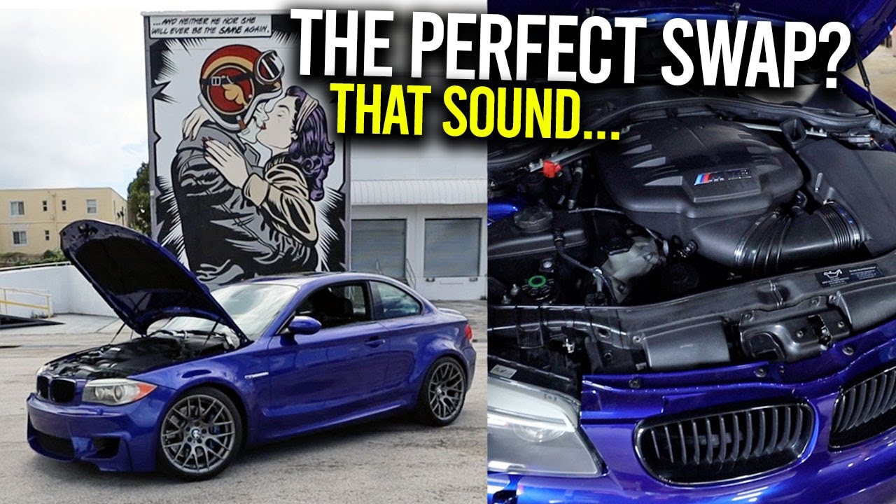BMW 1M с двигателем S65 V8!! (Переделанный под заводскую комплектацию 1 серии)