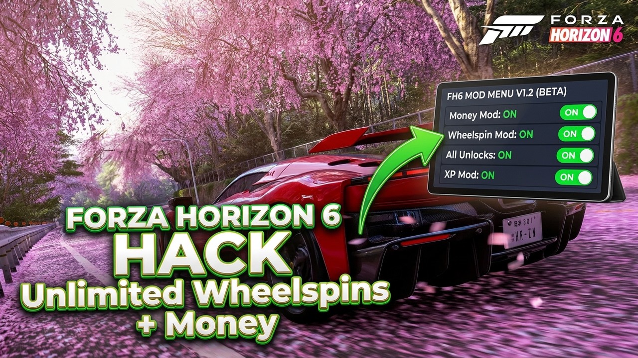 Взлом Forza Horizon 6 | Читы для FH 6 | Мод-меню Forza 6 2026 | ГЛЮК НА ДЕНЬГИ + Неограниченное к...