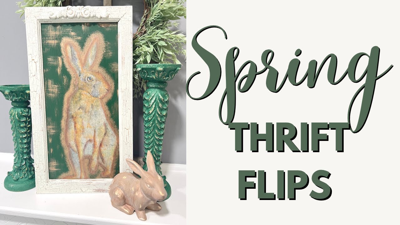 Bold & Beautiful Spring Home Decor Thrift Flips | Spring diy's