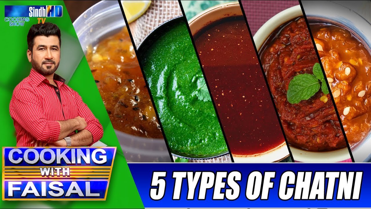 5 Types of Chatni | Cooking With Faisal | SindhTVHD