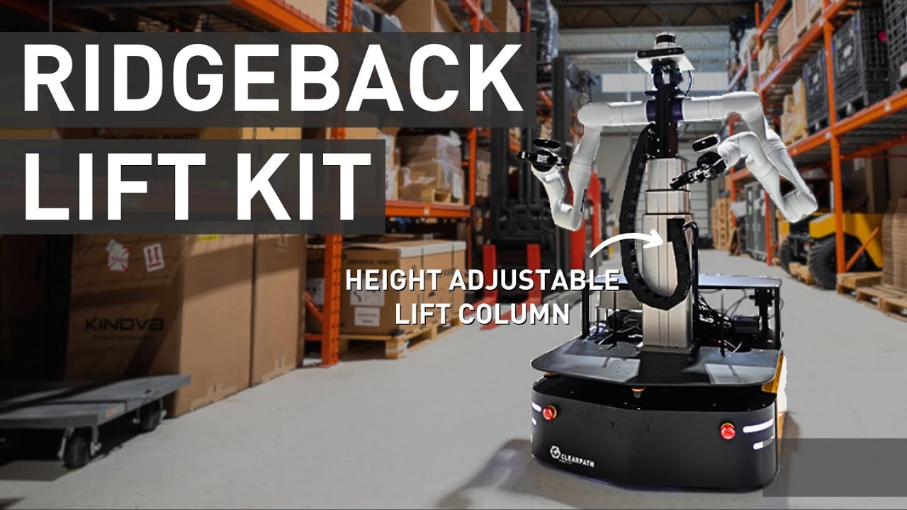 Ridgeback Lift Kits | A new integration option available through Clearpath Robotics