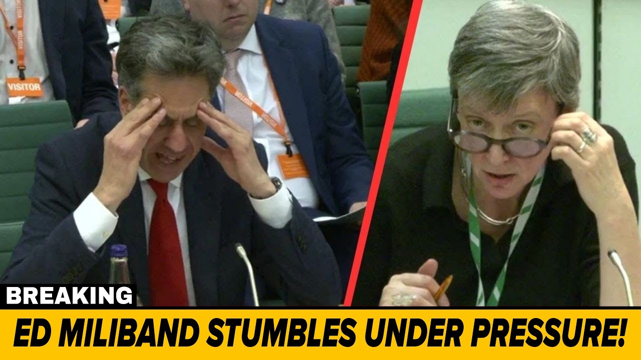 Watch How Ed Miliband Panicked and Stuttered When Grilled in the Net Zero Committee!