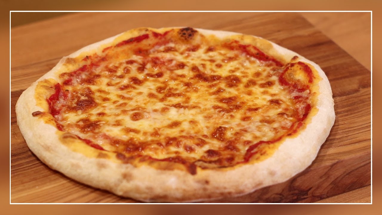Aut&eacute;ntica PIZZA ITALIANA Sin AMASAR Horneado SIN PIEDRA!
