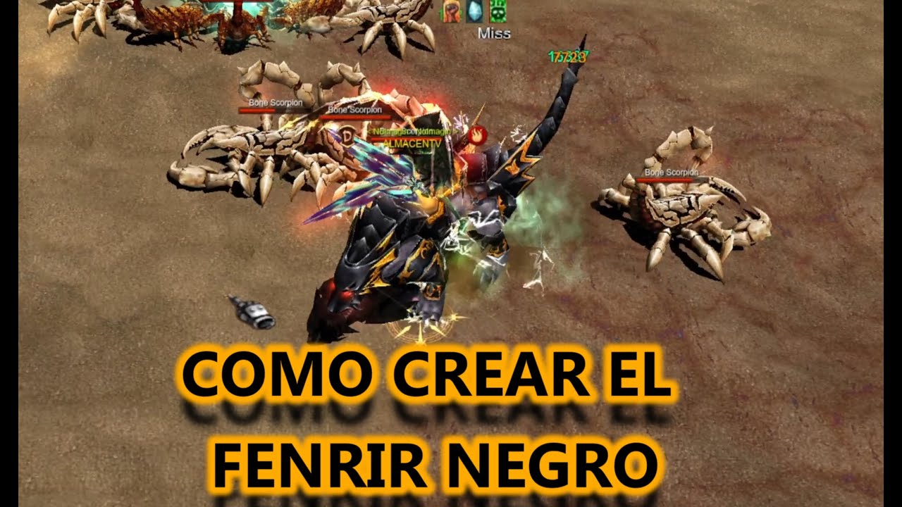 TODO SOBRE FENRIR 🐴 MU ONLINE ⚔️  GAMEPLAY GUIA TUTORIAL PASO A PASO