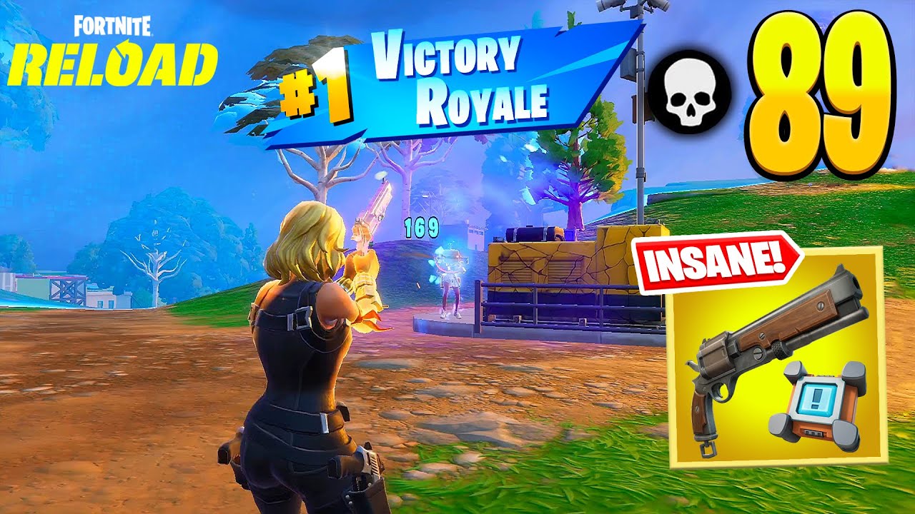 Fortnite Reload | 89 Kill Solo Squad Wins Full Gameplay (Fortnite Controller)