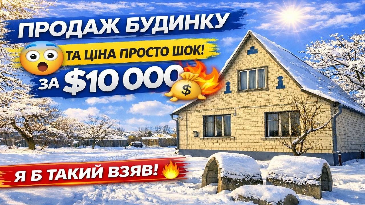 😱 ТА ТИ ЩО?! ТАКИЙ БУДИНОК ЗА $10 000 — ПРОДАЖ БУДИНКУ 🔥