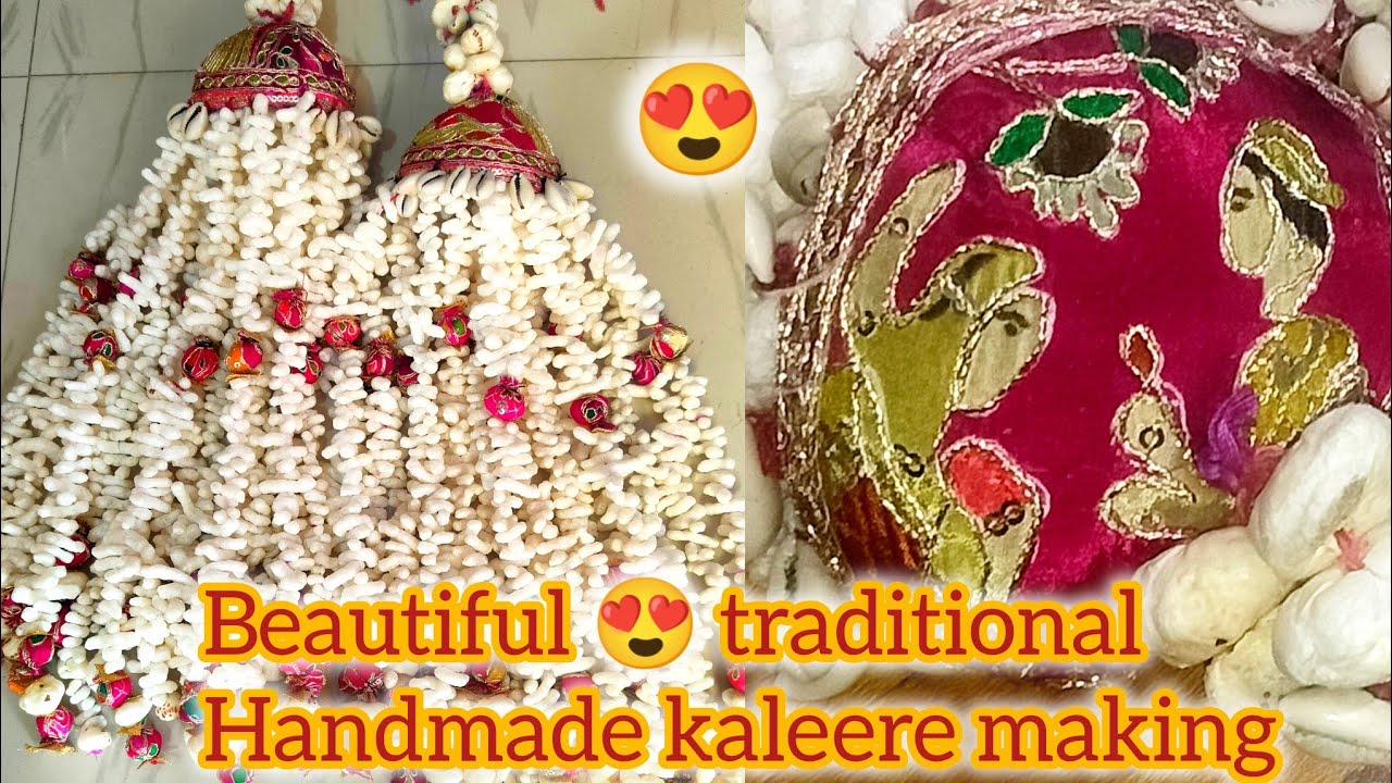 Most beautiful handmade kaleere for wedding ll Himachali traditional kaleera making ll#bridalkaleere