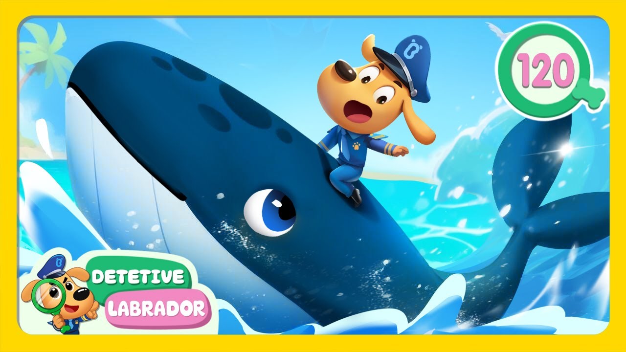 Baleia Jubarte 🐳 Proteção do Meio Ambiente Marinho do Detetive Labrador 🔍 2 Horas 🎬 Compilação