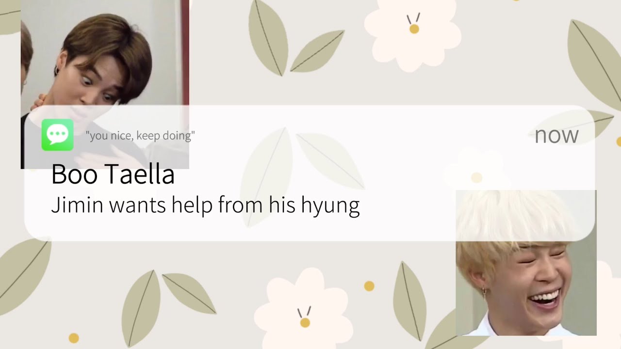 Jimin wants help from his hyung *cute jiminie