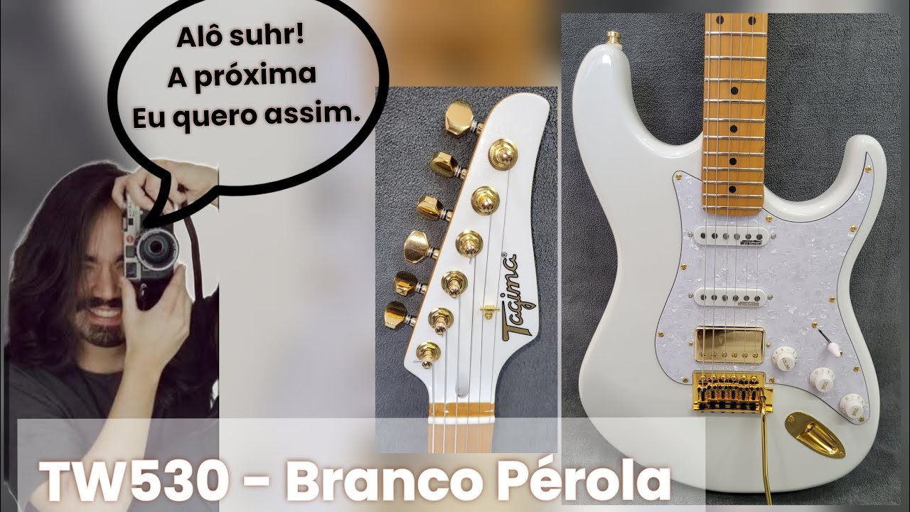 Tw530 Inspiração Suhr - Pintura branco Pérola