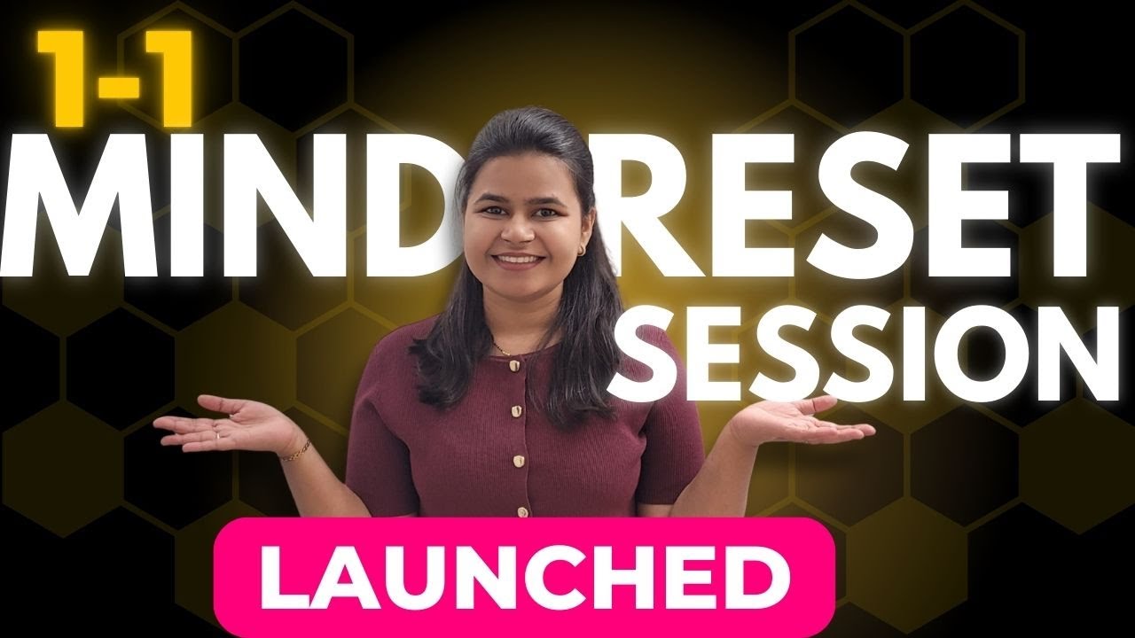 BIG ANNOUNCEMENT! 🚨 1-1 Mind Reset Sessions for CA Students | Mind School